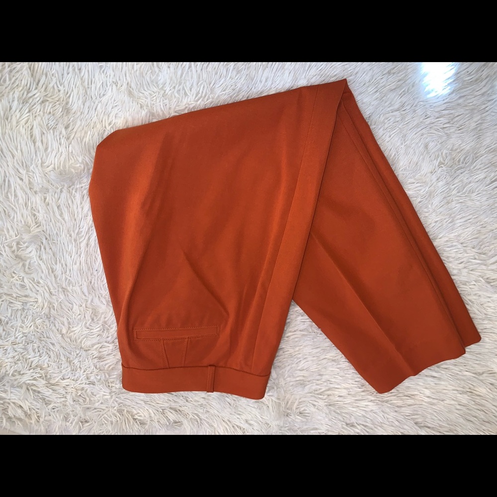 Banana Republic orange trousers